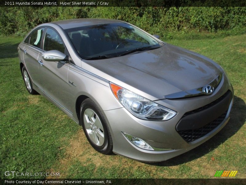 Hyper Silver Metallic / Gray 2011 Hyundai Sonata Hybrid