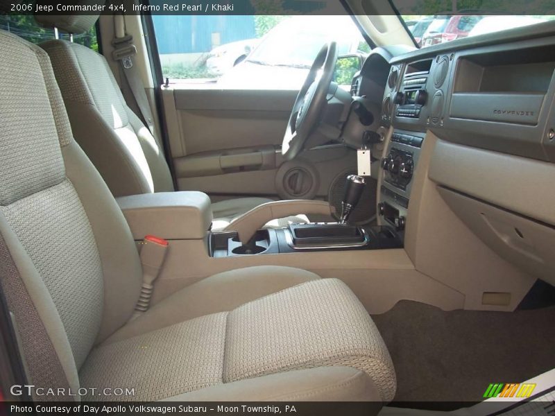 Inferno Red Pearl / Khaki 2006 Jeep Commander 4x4