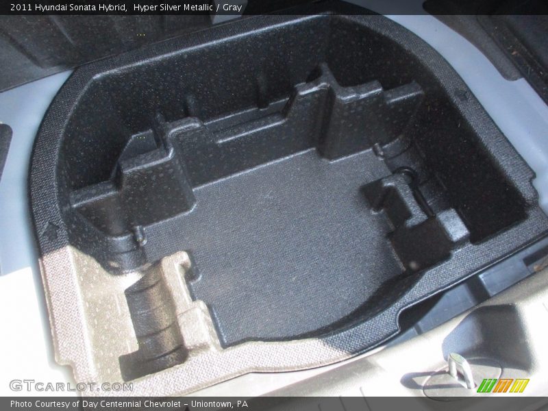 Hyper Silver Metallic / Gray 2011 Hyundai Sonata Hybrid