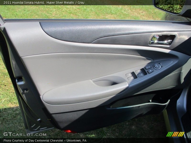 Hyper Silver Metallic / Gray 2011 Hyundai Sonata Hybrid
