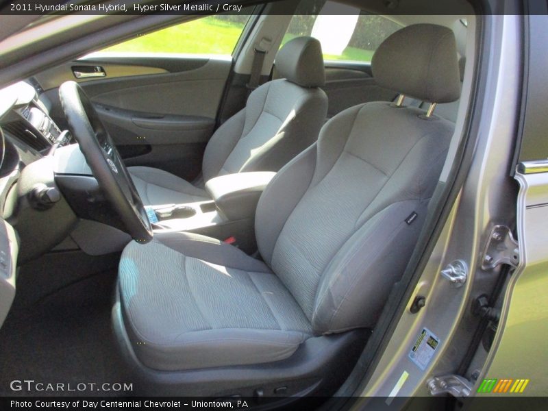 Hyper Silver Metallic / Gray 2011 Hyundai Sonata Hybrid