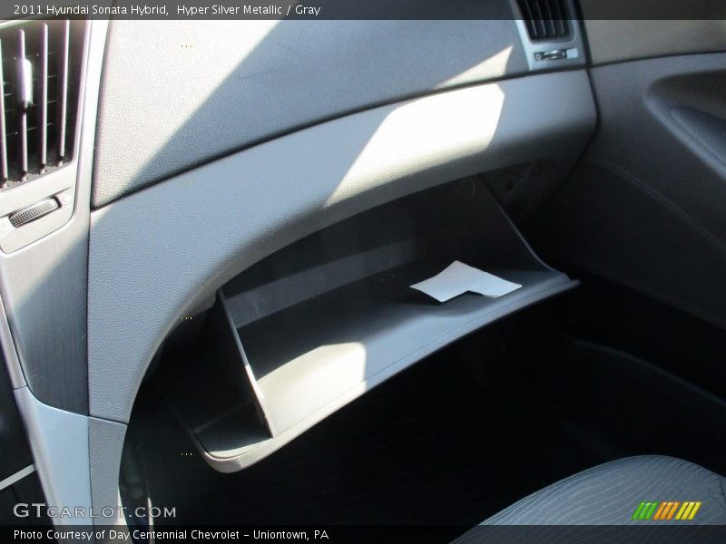 Hyper Silver Metallic / Gray 2011 Hyundai Sonata Hybrid