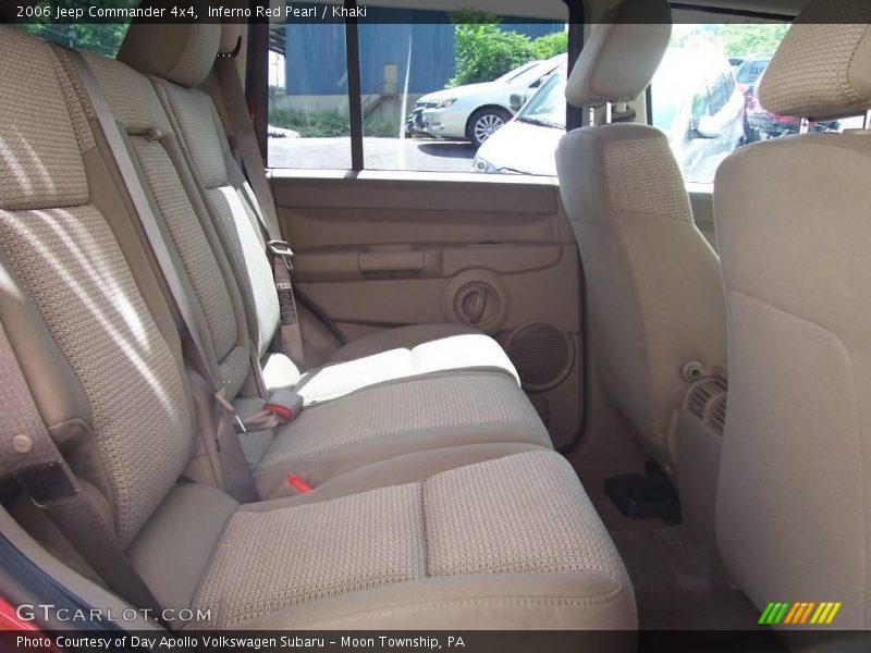 Inferno Red Pearl / Khaki 2006 Jeep Commander 4x4
