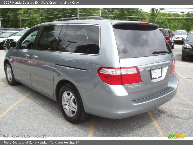 Slate Green Metallic / Gray 2007 Honda Odyssey EX