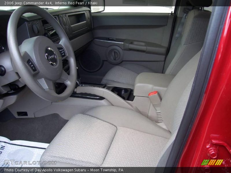 Inferno Red Pearl / Khaki 2006 Jeep Commander 4x4