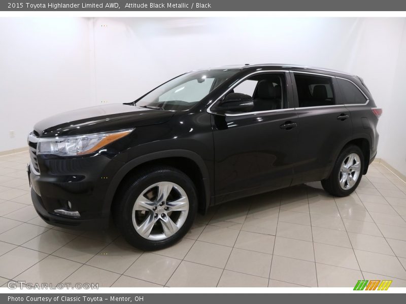 Attitude Black Metallic / Black 2015 Toyota Highlander Limited AWD