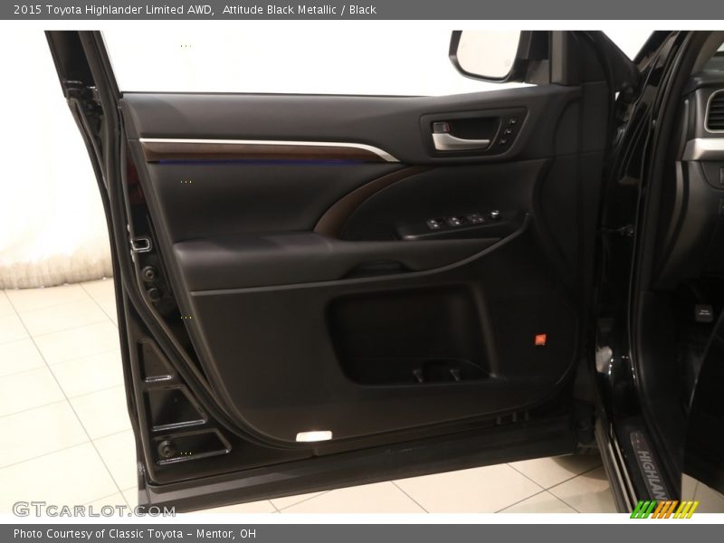 Attitude Black Metallic / Black 2015 Toyota Highlander Limited AWD