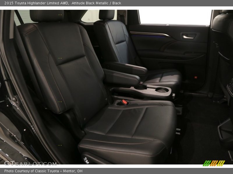 Attitude Black Metallic / Black 2015 Toyota Highlander Limited AWD