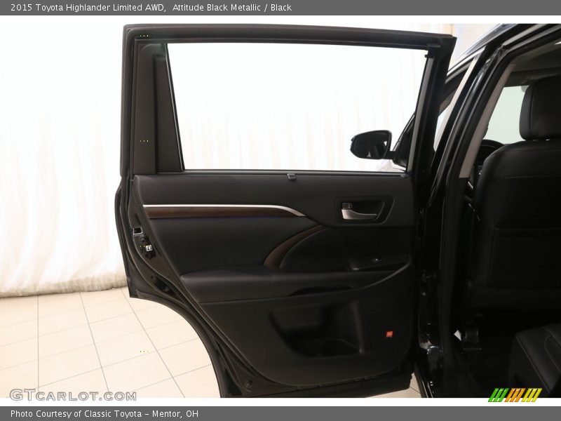 Attitude Black Metallic / Black 2015 Toyota Highlander Limited AWD