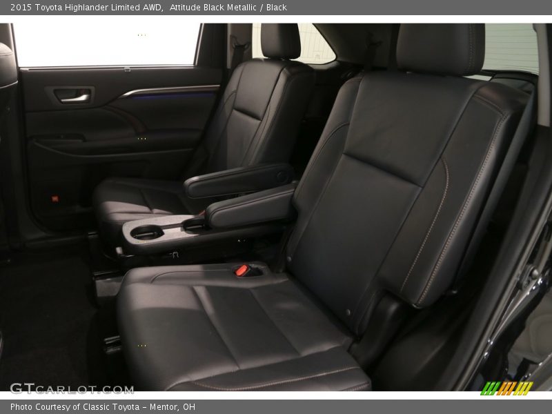 Attitude Black Metallic / Black 2015 Toyota Highlander Limited AWD
