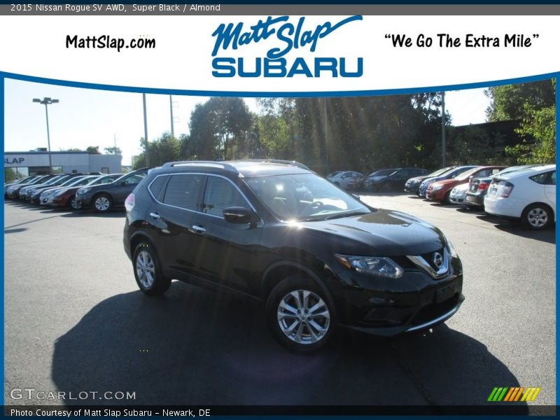 Super Black / Almond 2015 Nissan Rogue SV AWD