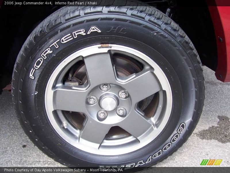 Inferno Red Pearl / Khaki 2006 Jeep Commander 4x4