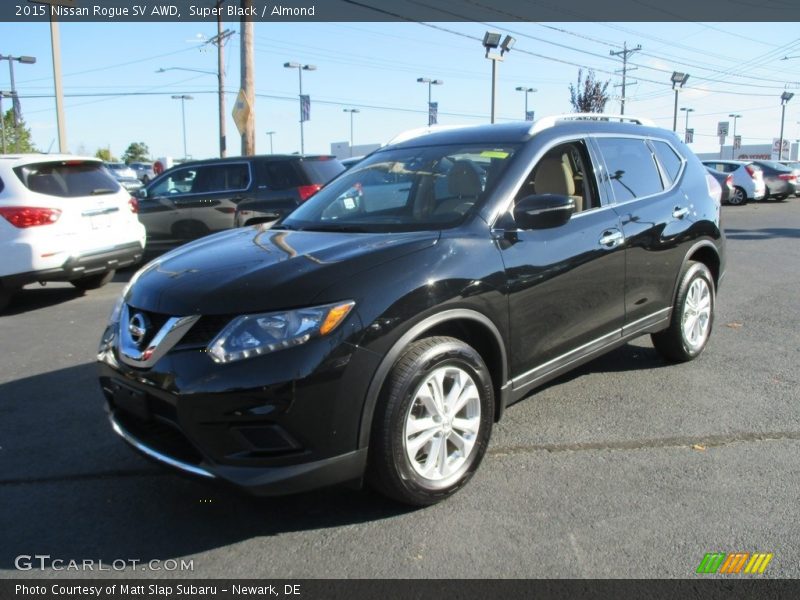 Super Black / Almond 2015 Nissan Rogue SV AWD