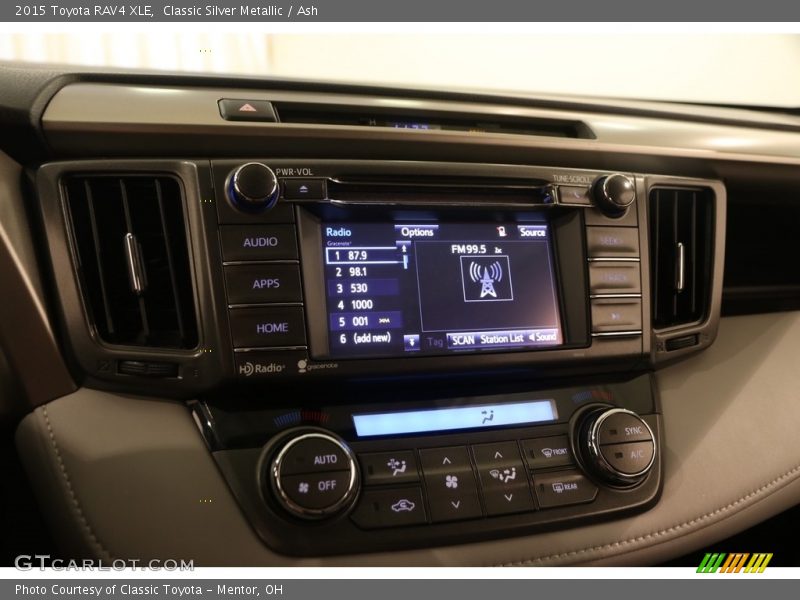 Classic Silver Metallic / Ash 2015 Toyota RAV4 XLE