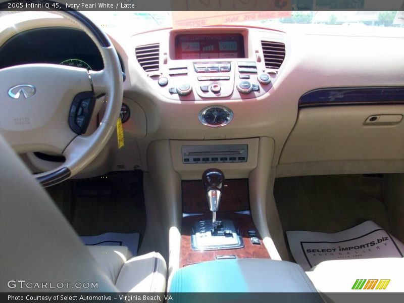 Ivory Pearl White / Latte 2005 Infiniti Q 45