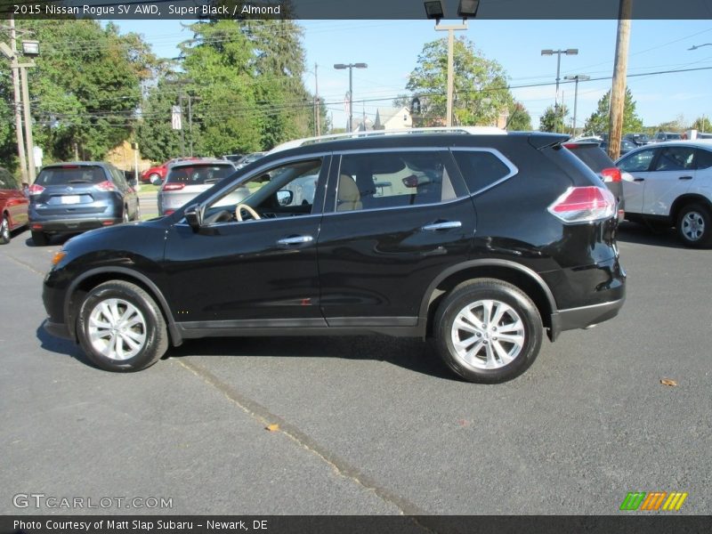 Super Black / Almond 2015 Nissan Rogue SV AWD