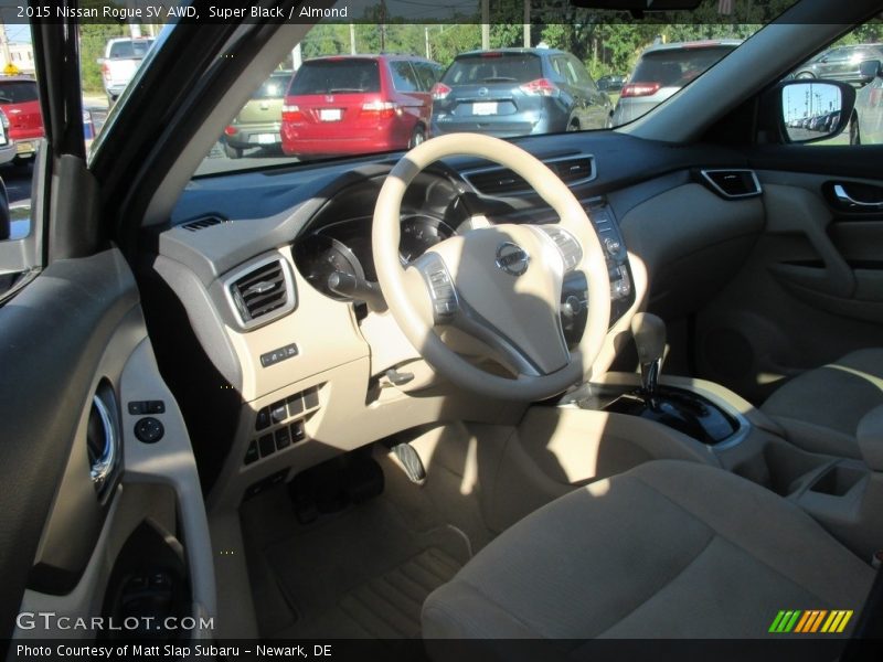 Super Black / Almond 2015 Nissan Rogue SV AWD