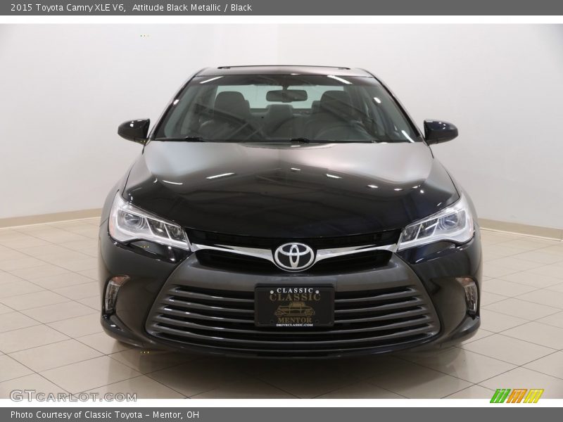 Attitude Black Metallic / Black 2015 Toyota Camry XLE V6