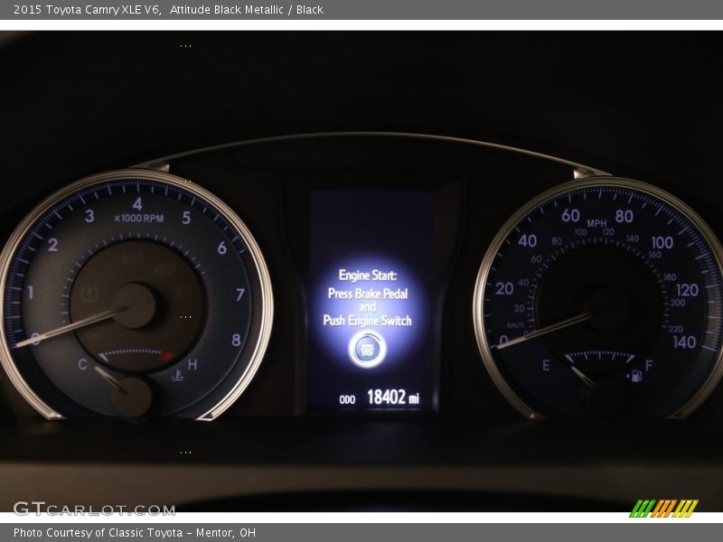 Attitude Black Metallic / Black 2015 Toyota Camry XLE V6