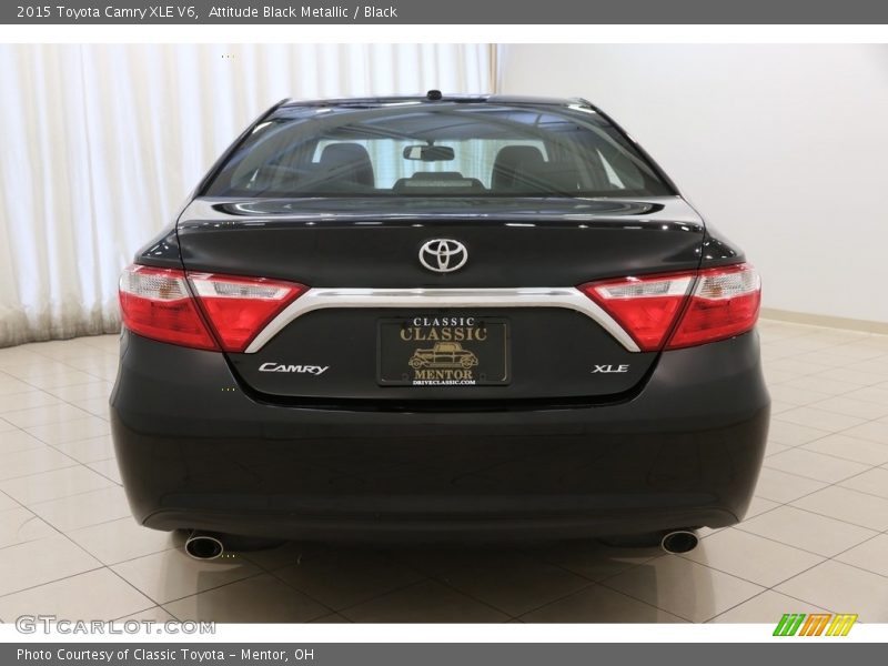 Attitude Black Metallic / Black 2015 Toyota Camry XLE V6