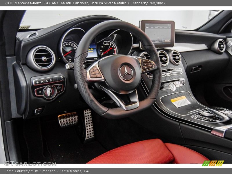 Dashboard of 2018 C 43 AMG 4Matic Cabriolet