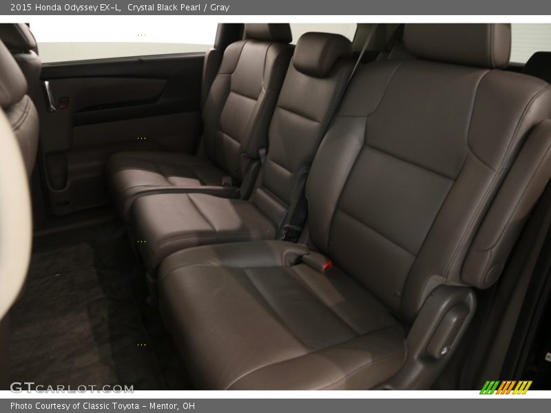 Crystal Black Pearl / Gray 2015 Honda Odyssey EX-L