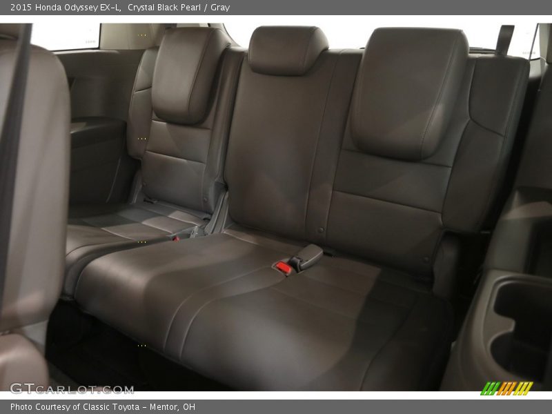 Crystal Black Pearl / Gray 2015 Honda Odyssey EX-L