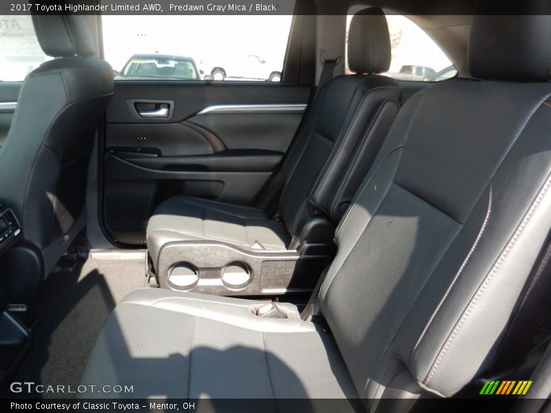 Predawn Gray Mica / Black 2017 Toyota Highlander Limited AWD