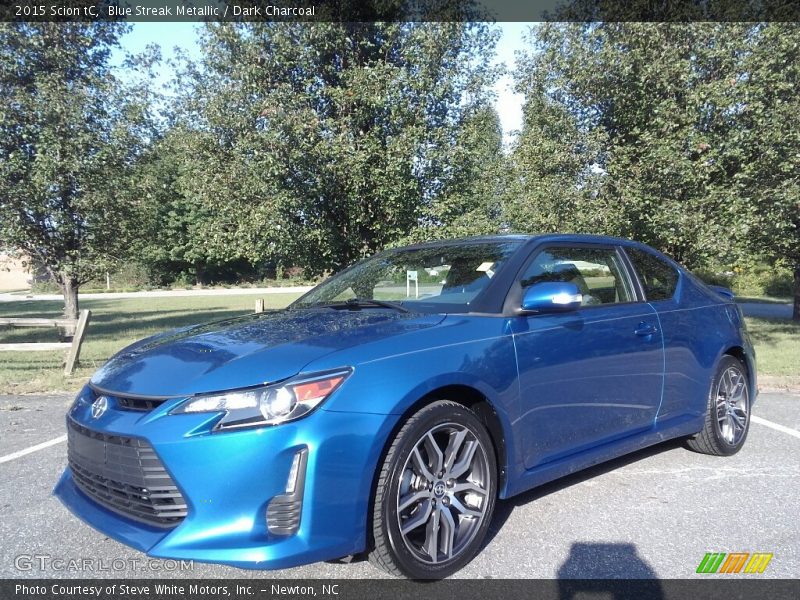Blue Streak Metallic / Dark Charcoal 2015 Scion tC
