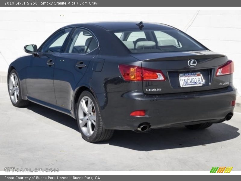 Smoky Granite Mica / Light Gray 2010 Lexus IS 250