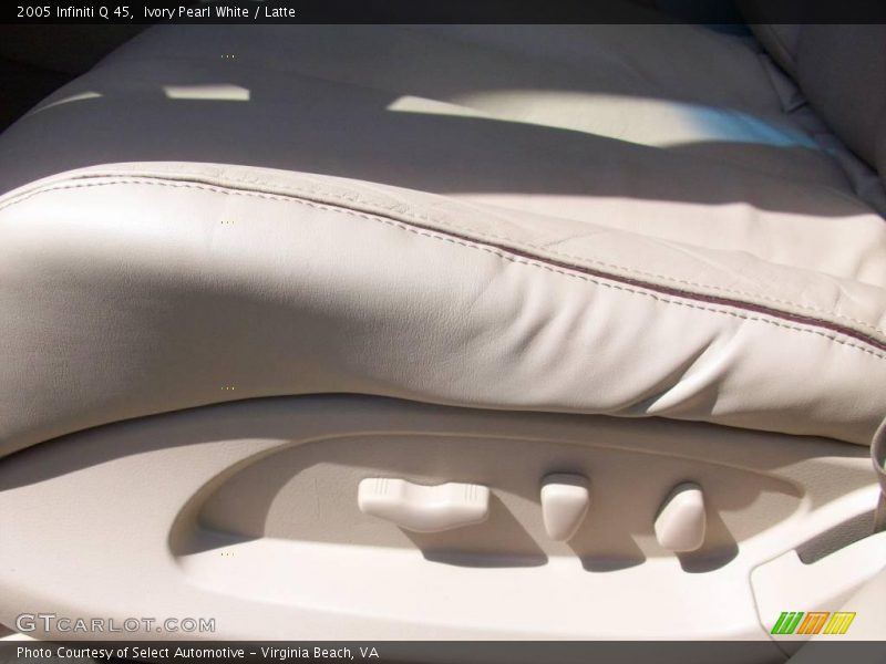 Ivory Pearl White / Latte 2005 Infiniti Q 45