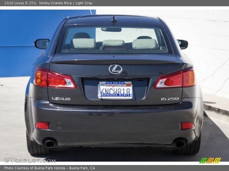 Smoky Granite Mica / Light Gray 2010 Lexus IS 250
