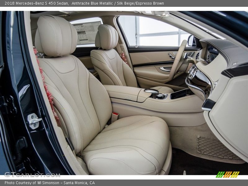  2018 S 450 Sedan Silk Beige/Espresso Brown Interior
