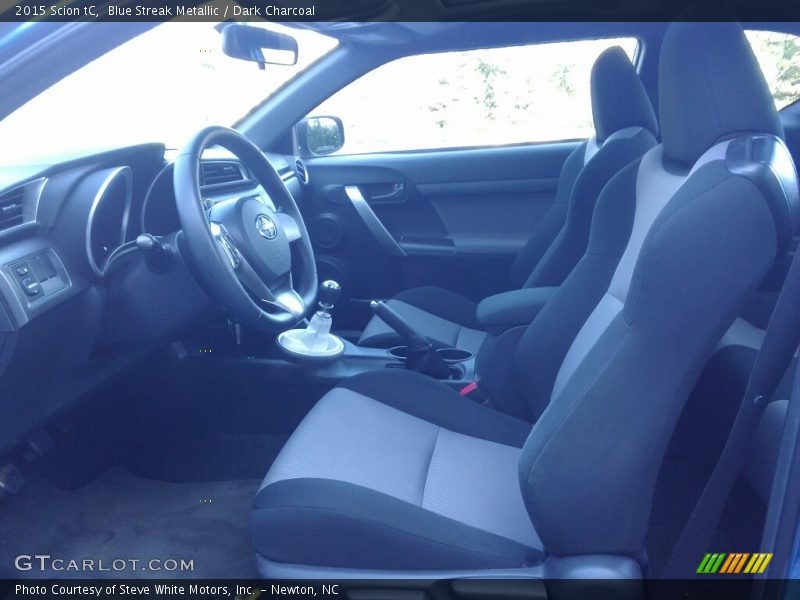 Blue Streak Metallic / Dark Charcoal 2015 Scion tC