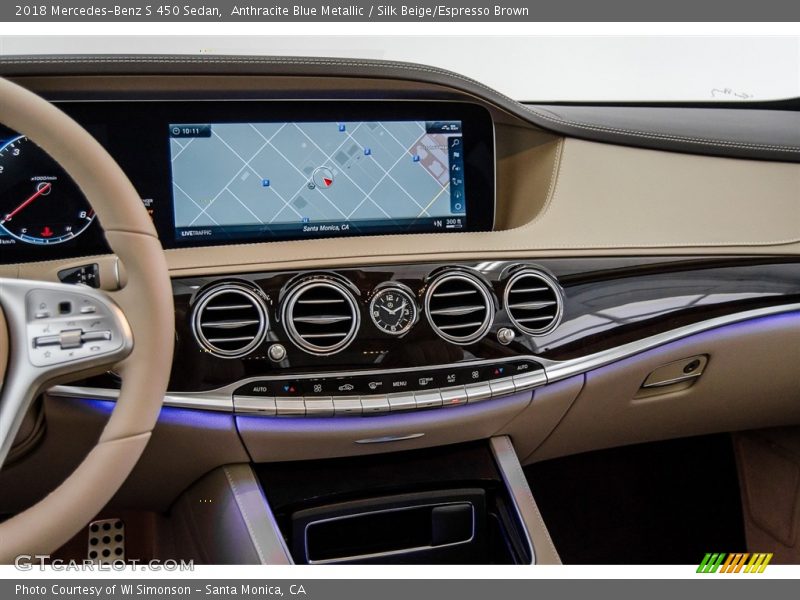 Navigation of 2018 S 450 Sedan