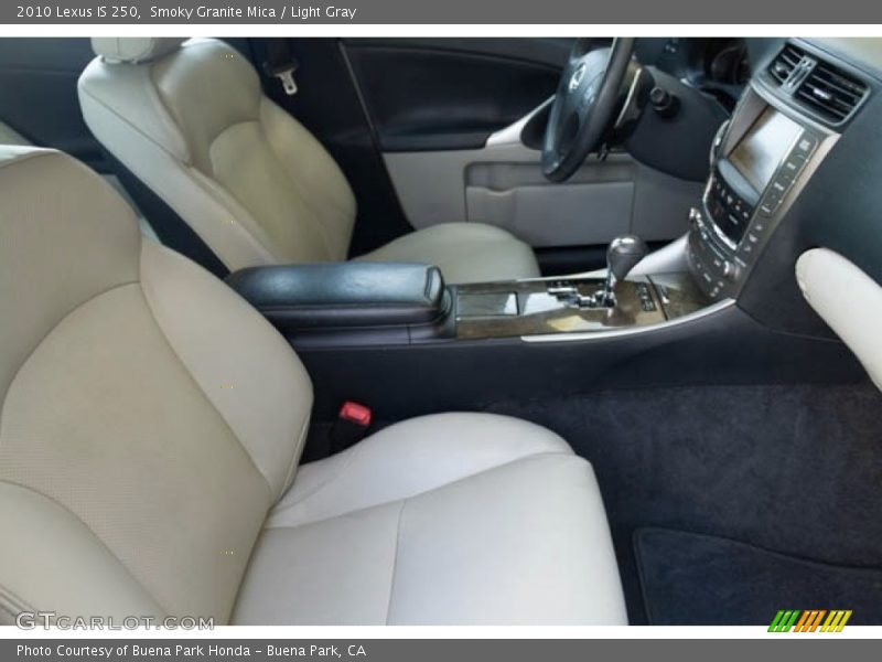 Smoky Granite Mica / Light Gray 2010 Lexus IS 250