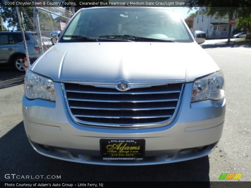 Clearwater Blue Pearlcoat / Medium Slate Gray/Light Shale 2008 Chrysler Town & Country Touring