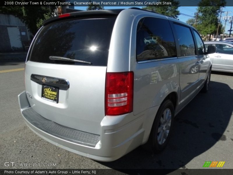 Clearwater Blue Pearlcoat / Medium Slate Gray/Light Shale 2008 Chrysler Town & Country Touring