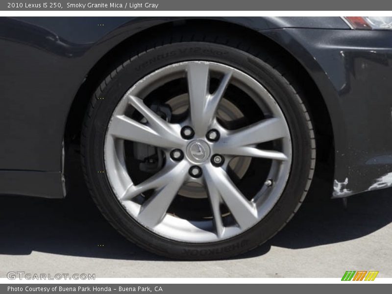 Smoky Granite Mica / Light Gray 2010 Lexus IS 250