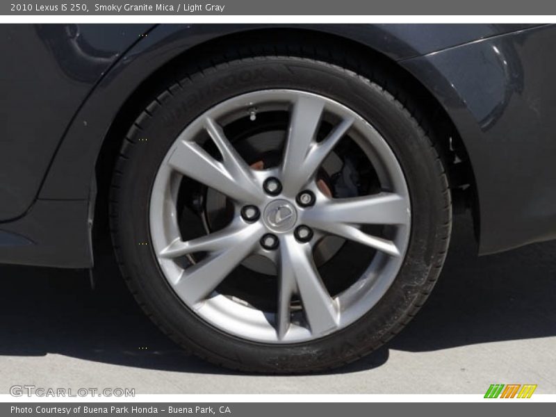 Smoky Granite Mica / Light Gray 2010 Lexus IS 250