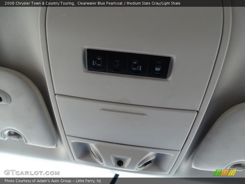Clearwater Blue Pearlcoat / Medium Slate Gray/Light Shale 2008 Chrysler Town & Country Touring