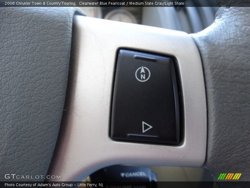 Clearwater Blue Pearlcoat / Medium Slate Gray/Light Shale 2008 Chrysler Town & Country Touring