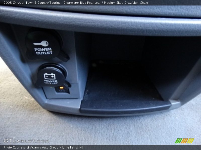 Clearwater Blue Pearlcoat / Medium Slate Gray/Light Shale 2008 Chrysler Town & Country Touring