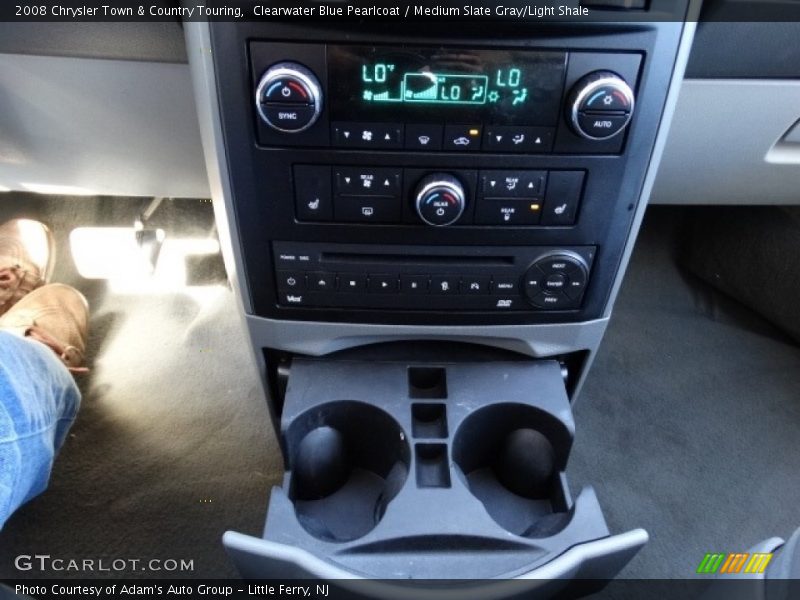 Clearwater Blue Pearlcoat / Medium Slate Gray/Light Shale 2008 Chrysler Town & Country Touring