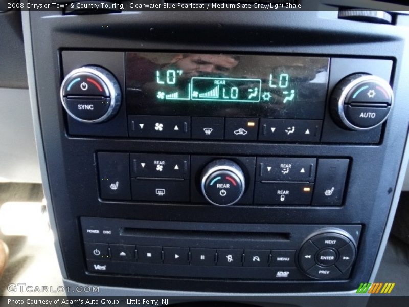 Clearwater Blue Pearlcoat / Medium Slate Gray/Light Shale 2008 Chrysler Town & Country Touring