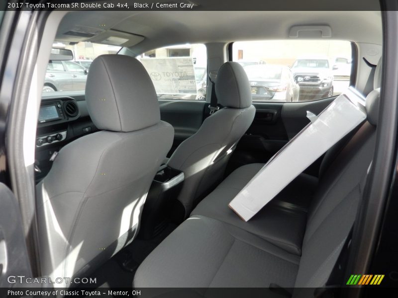 Black / Cement Gray 2017 Toyota Tacoma SR Double Cab 4x4