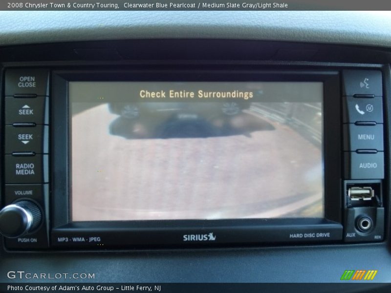 Clearwater Blue Pearlcoat / Medium Slate Gray/Light Shale 2008 Chrysler Town & Country Touring