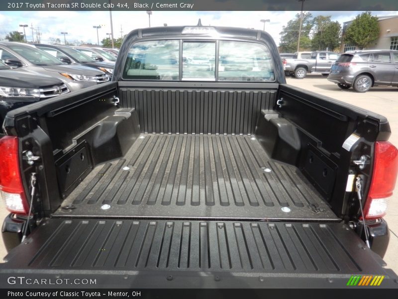 Black / Cement Gray 2017 Toyota Tacoma SR Double Cab 4x4