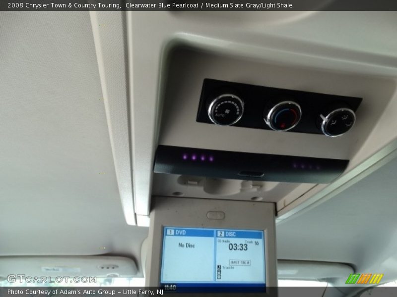 Clearwater Blue Pearlcoat / Medium Slate Gray/Light Shale 2008 Chrysler Town & Country Touring