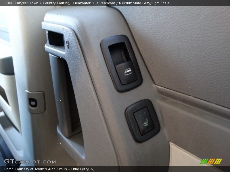 Clearwater Blue Pearlcoat / Medium Slate Gray/Light Shale 2008 Chrysler Town & Country Touring